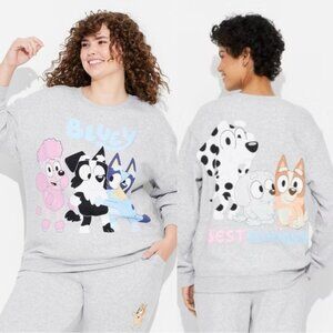 Bluey x Hybrid Apparel | Bluey and Friends Graphic Sweatshirt | Size XXL
